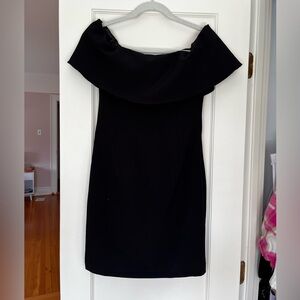 Bardot Black Off-Shoulder Mini Dress